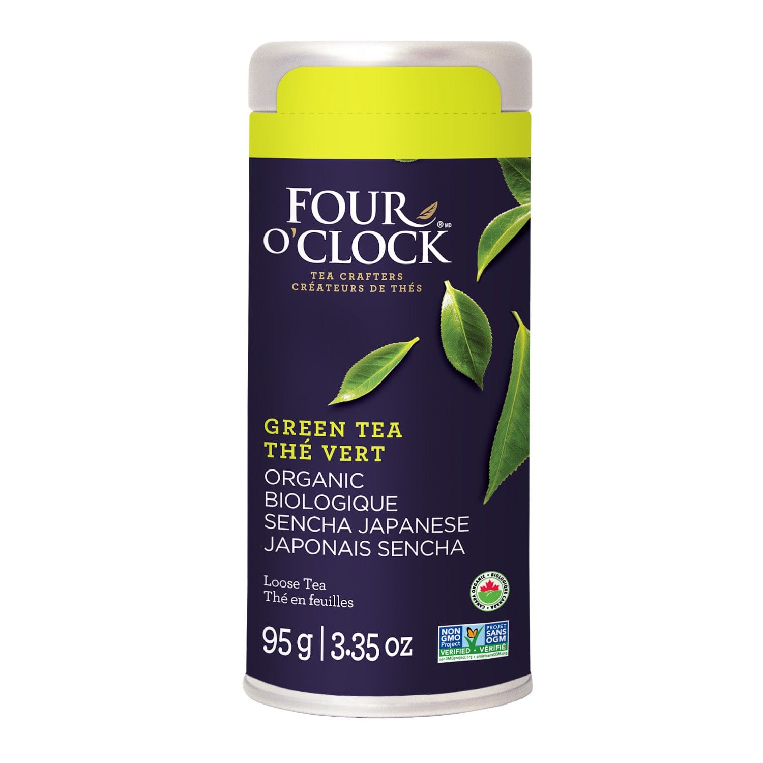 FOUR O'CLOCK Épicerie Thé vert sencha japonais bio 95g