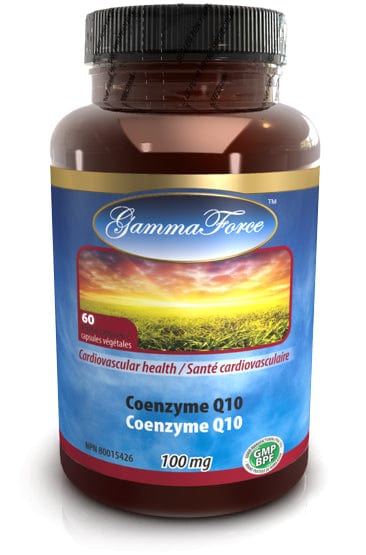 GAMMA FORCE Suppléments Coenzyme Q10 100mg (santé cardiovasculaire) 60vcaps