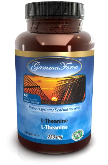 GAMMA FORCE Suppléments L-Theanine 250mg (contribue à la relaxation) 60vcaps