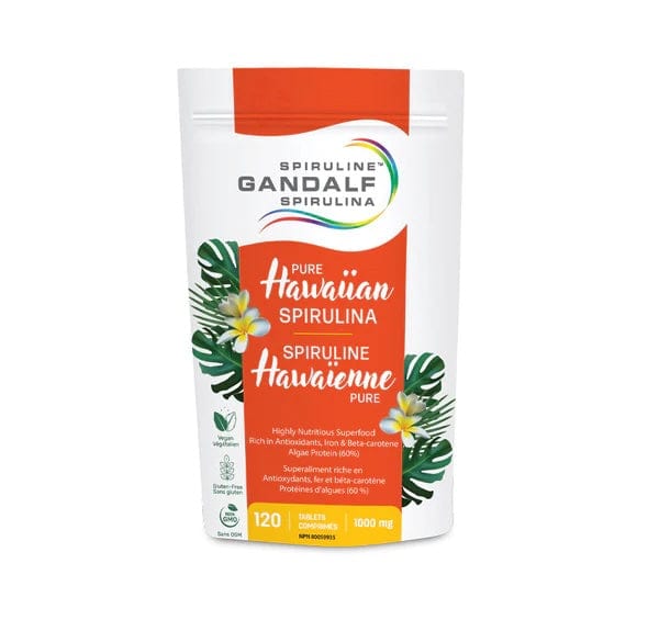 GANDALF Suppléments Spiruline 1000mg 120comp