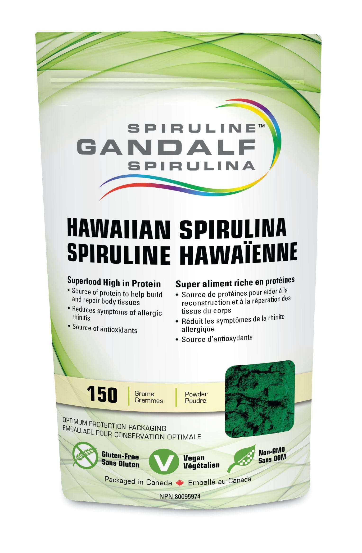 GANDALF Suppléments Spiruline 150g