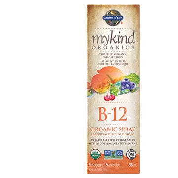 GARDEN OF LIFE Suppléments B-12 vaporisateur (framboises) 58ml