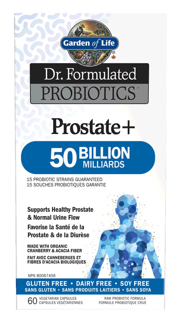 GARDEN OF LIFE Suppléments Prostate + 60caps