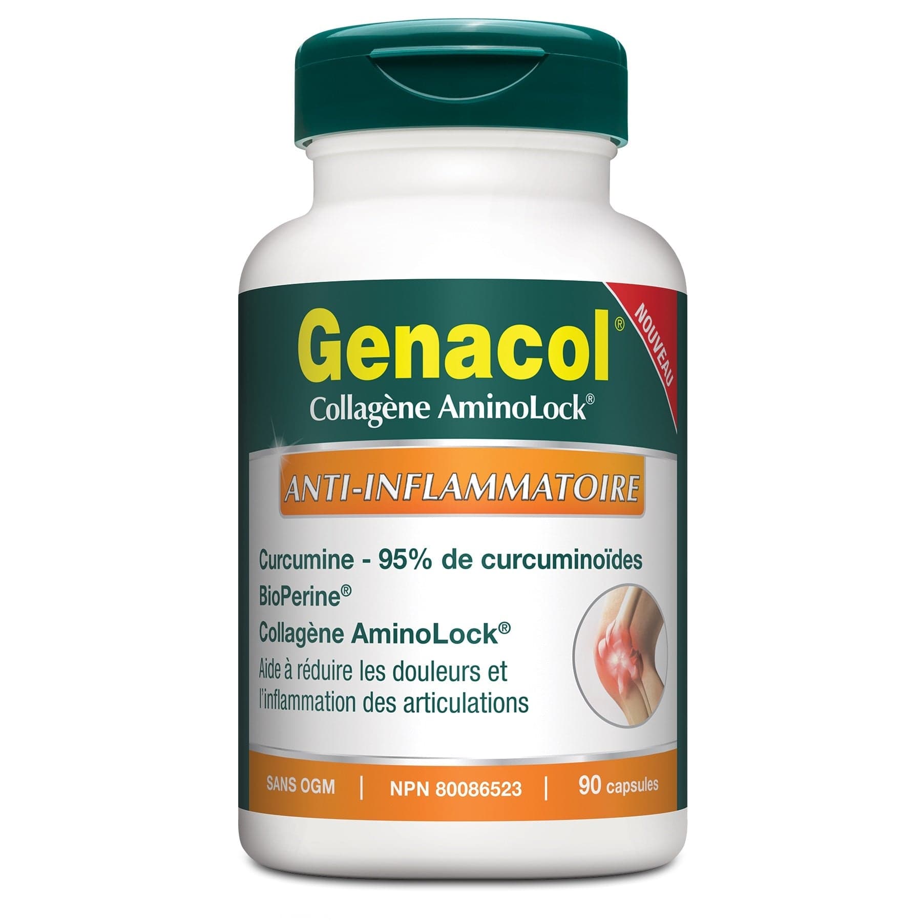 GENACOL Suppléments Anti-inflammatoire 90caps