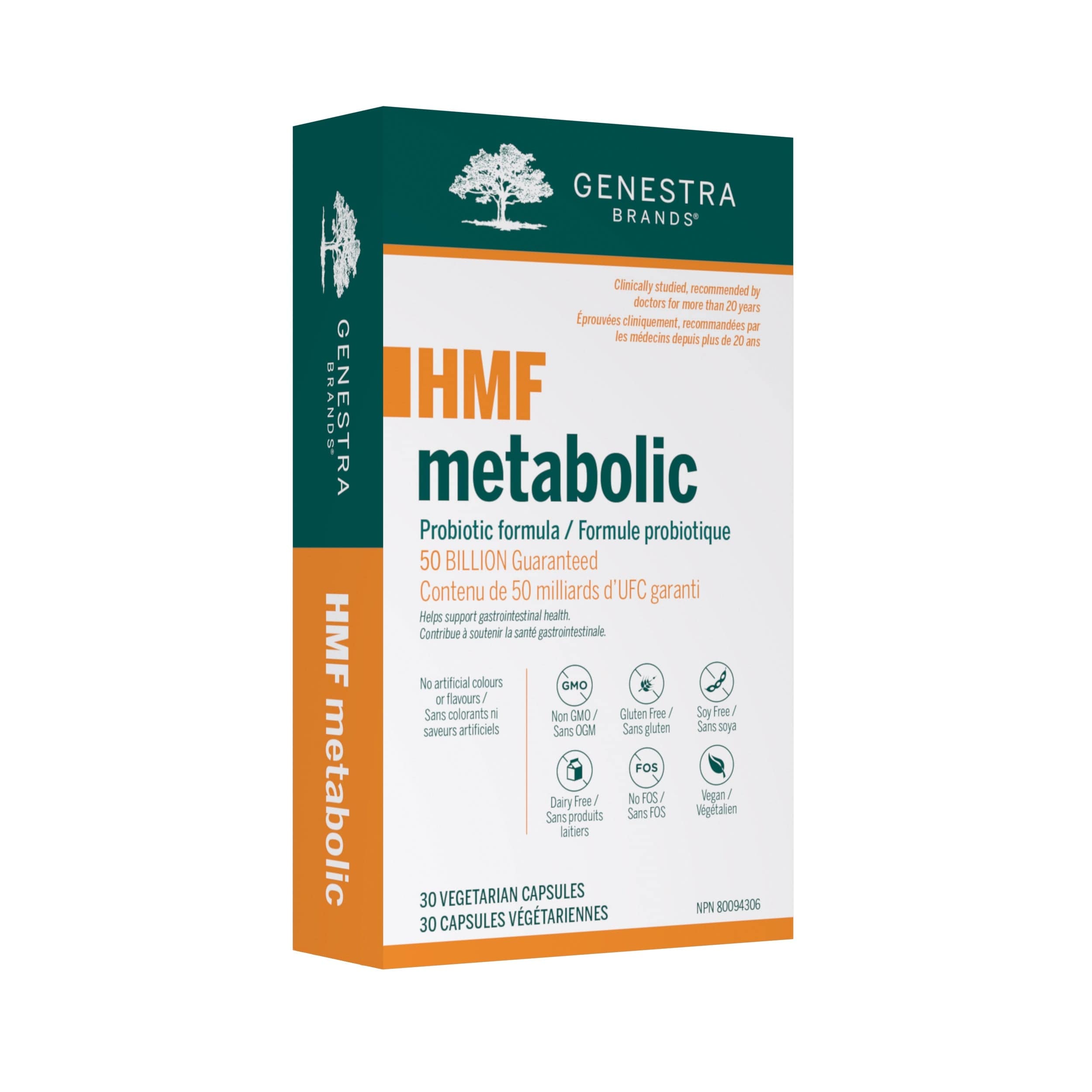 GENESTRA BRANDS Suppléments HMF métabolique 30caps