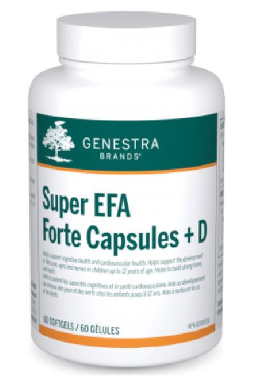 GENESTRA BRANDS Suppléments Super EFA forte + D 60gels