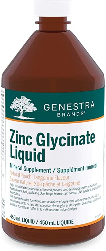GENESTRA BRANDS Suppléments Zinc glycinate  450ml