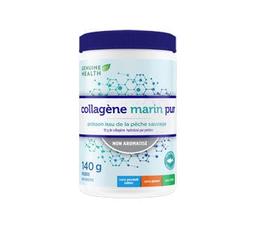 GENUINE HEALTH Suppléments Collagène marin pur (non-aromatisé) 140g