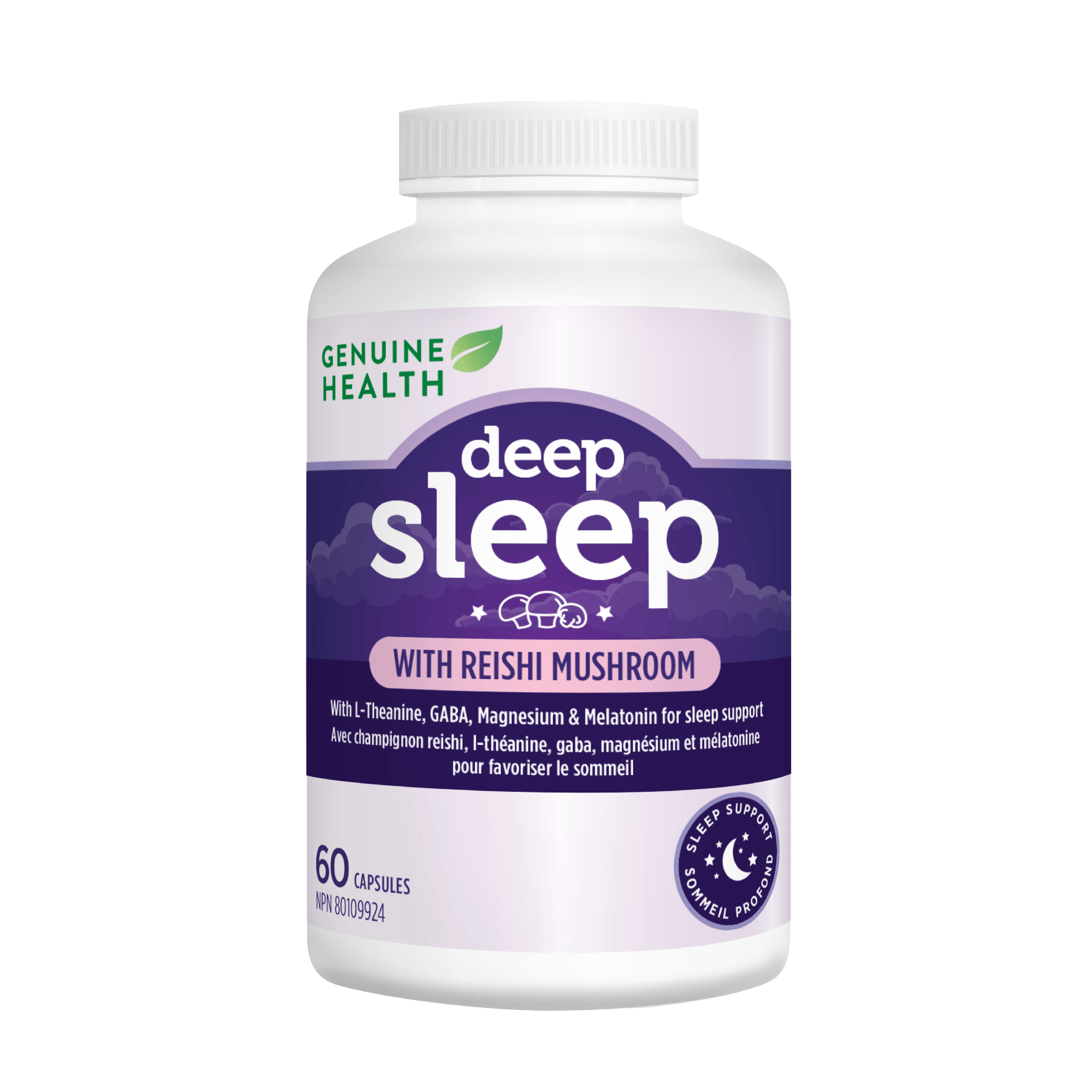 GENUINE HEALTH Suppléments Deep sleep 60caps