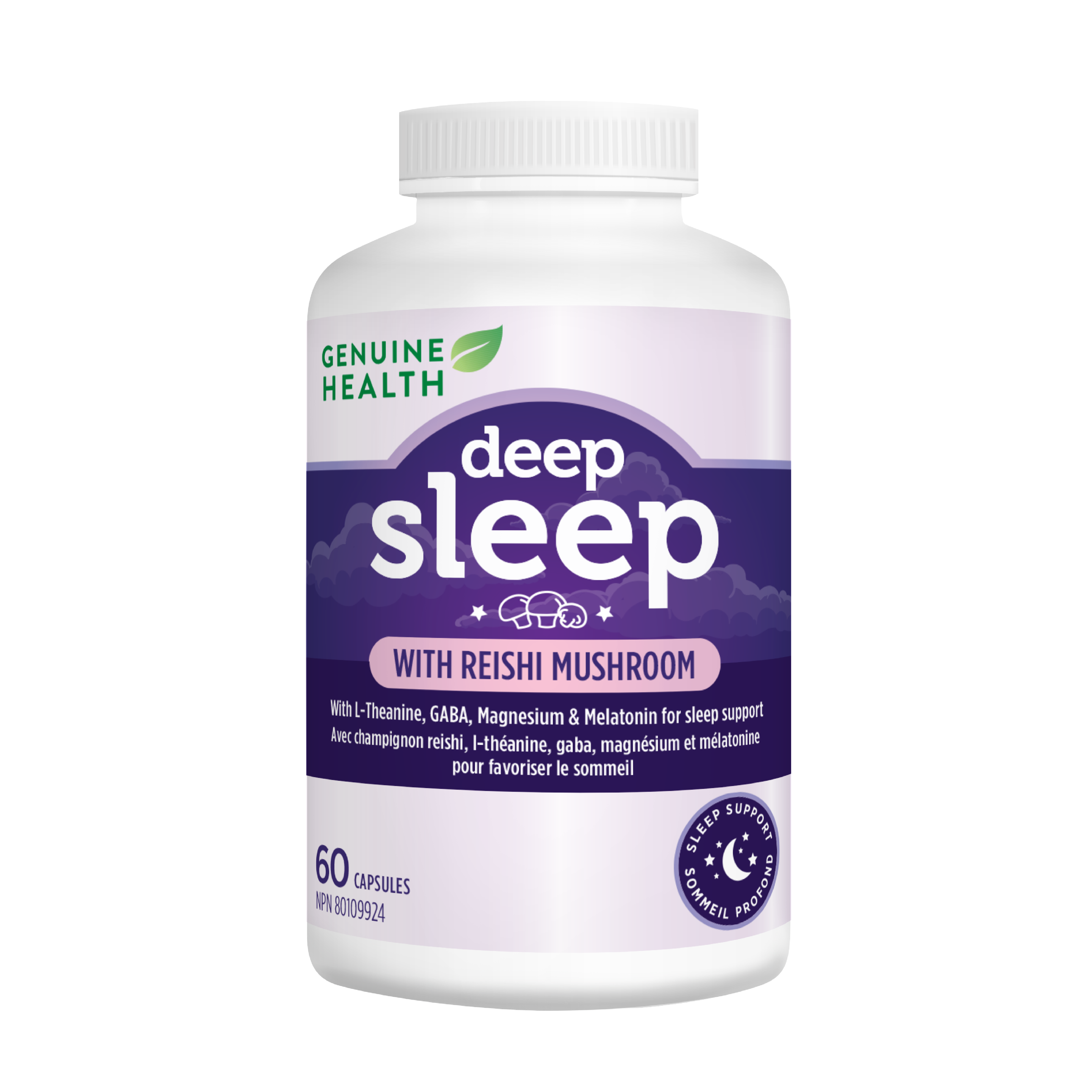 GENUINE HEALTH Suppléments Deep sleep 60caps