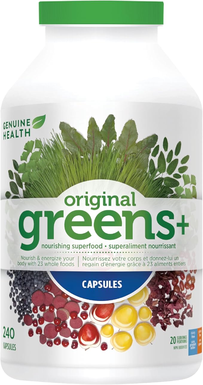GENUINE HEALTH Suppléments Greens+ 240caps