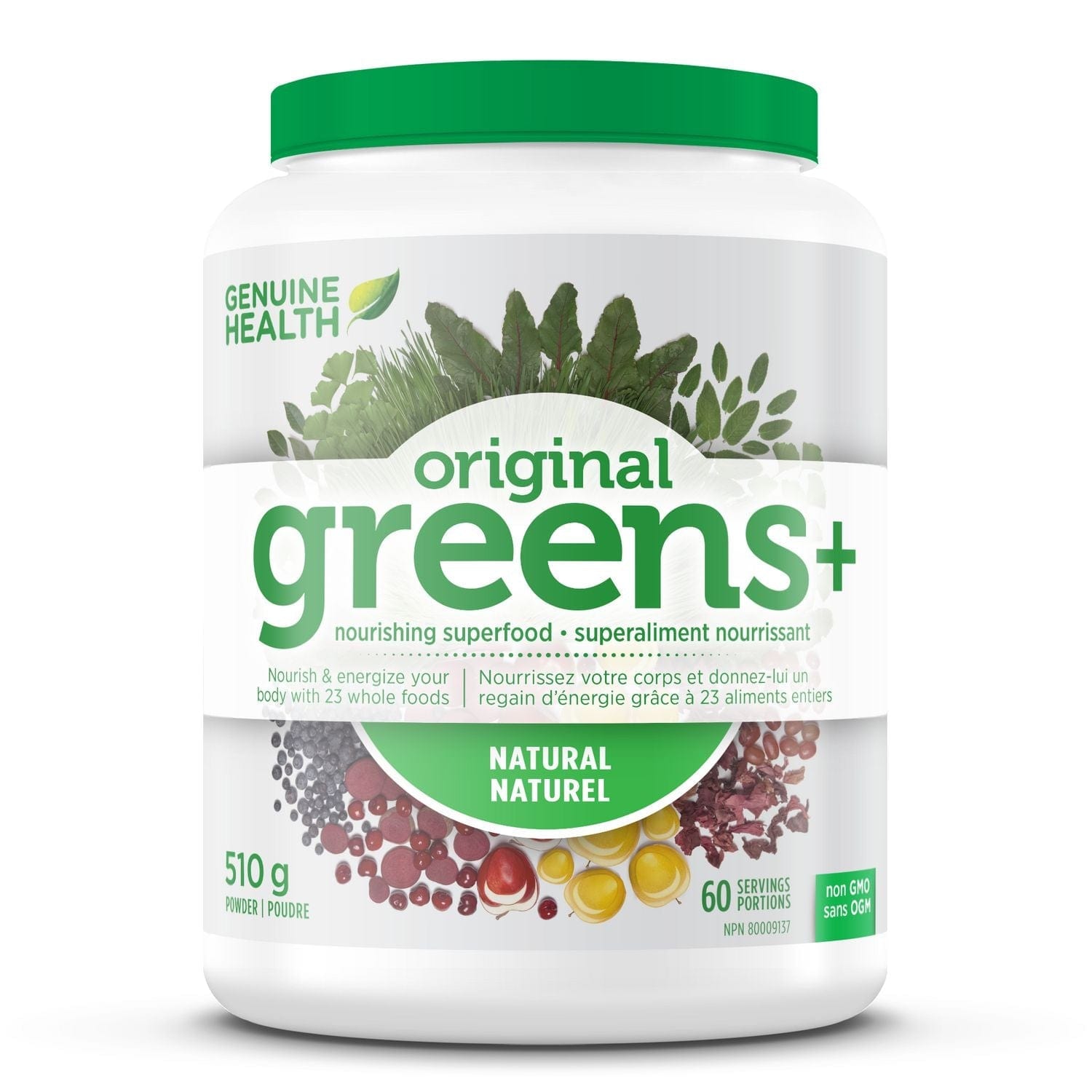 GENUINE HEALTH Suppléments Greens+ 510g