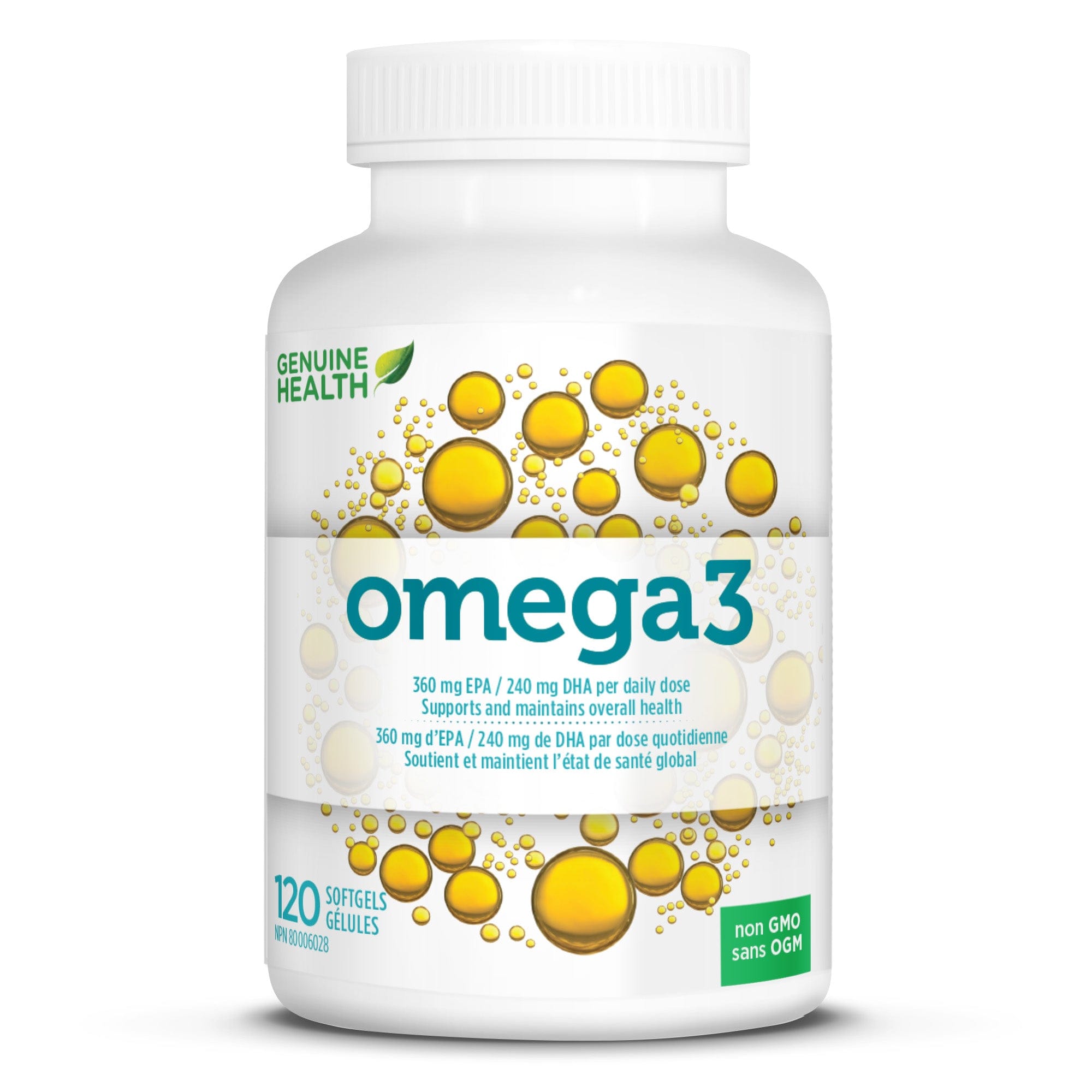 GENUINE HEALTH Suppléments O3mega 120gel
