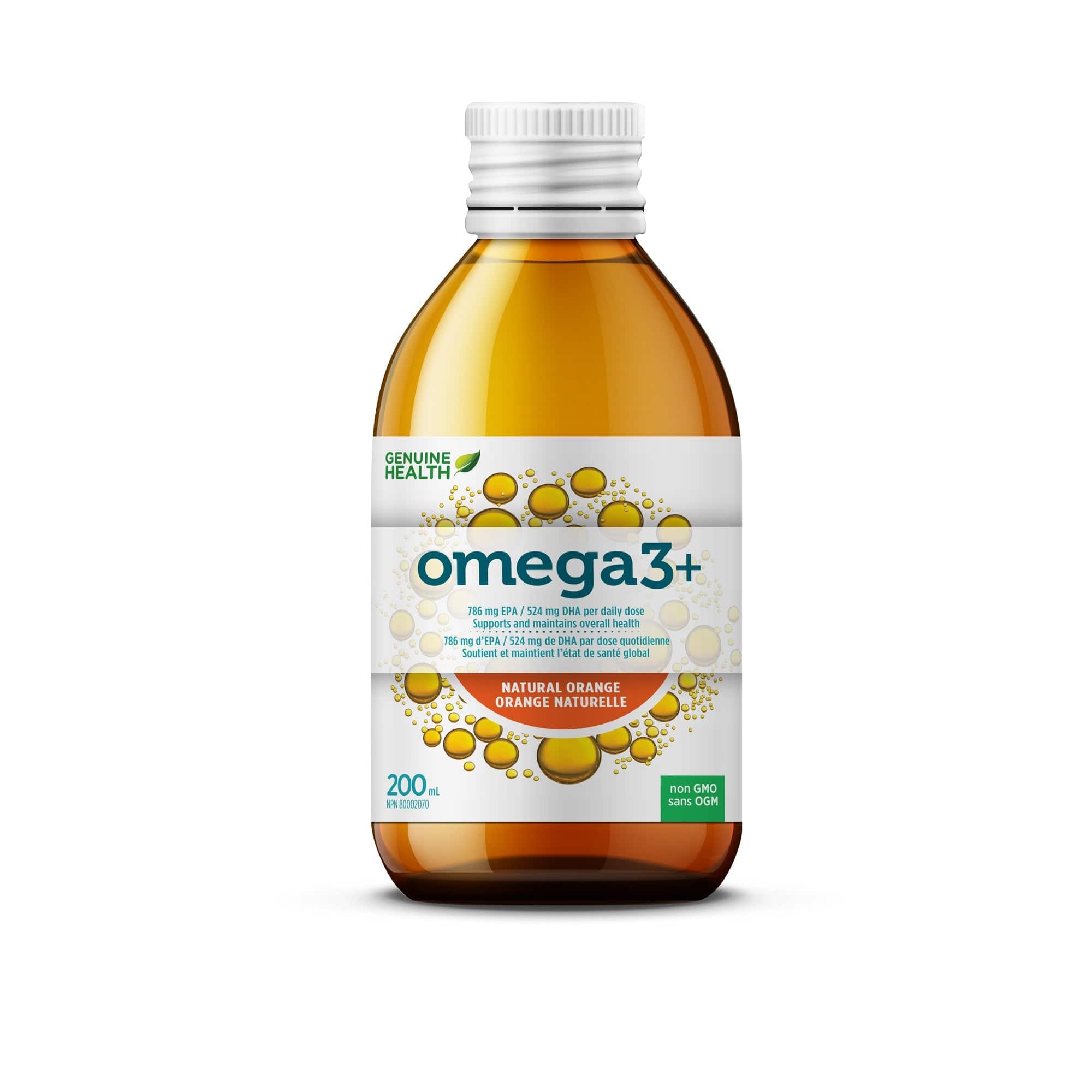 GENUINE HEALTH Suppléments O3mega (liquide / à l'orange) 200ml