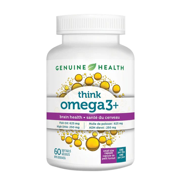 GENUINE HEALTH Suppléments O3mega+ think 60gel