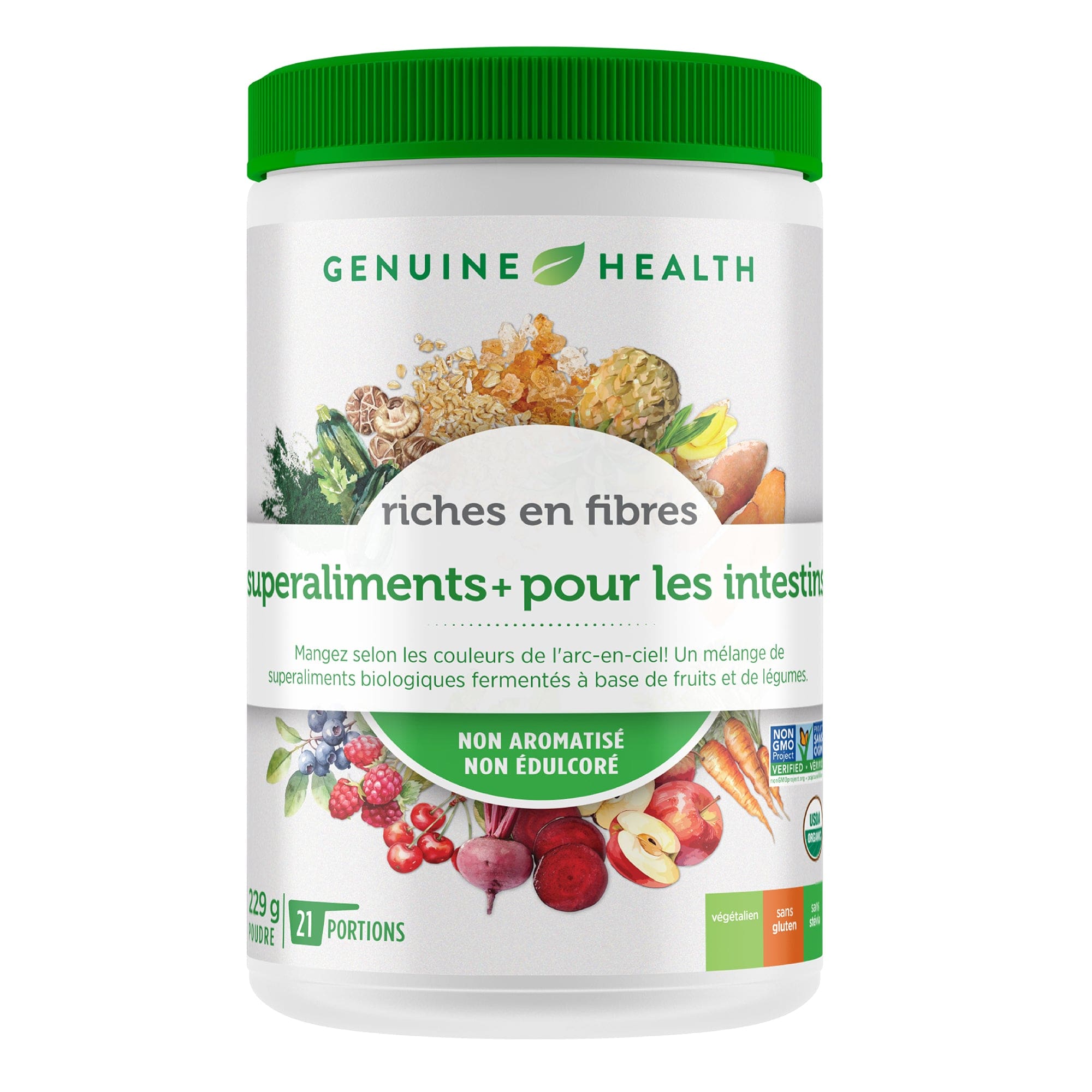 GENUINE HEALTH Suppléments Super aliments + bio (sans-saveur) 229g