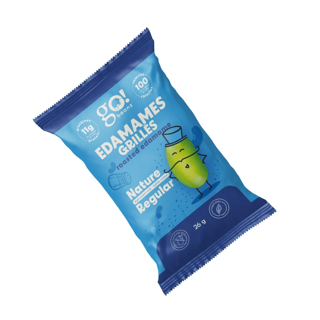 GO BEANZ Épicerie Edamames grillées nature 26g