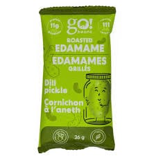GO BEANZ Épicerie Edamames grillés cornichon à l'aneth 26g