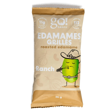 GO BEANZ Épicerie Edamames grillés ranch 26g