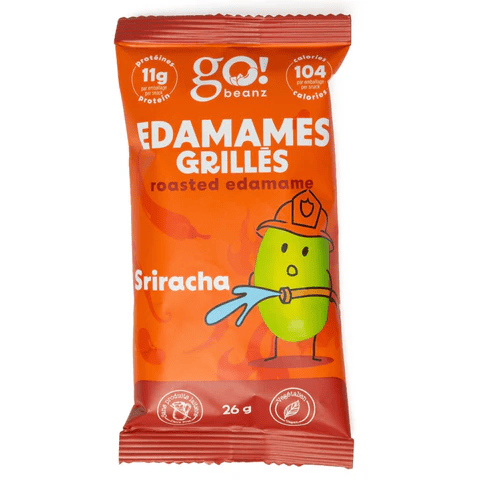 GO BEANZ Épicerie Edamames grillés sriracha 26g