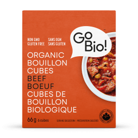 GO BIO Épicerie Bouillon de bœuf sans gluten bio 66g