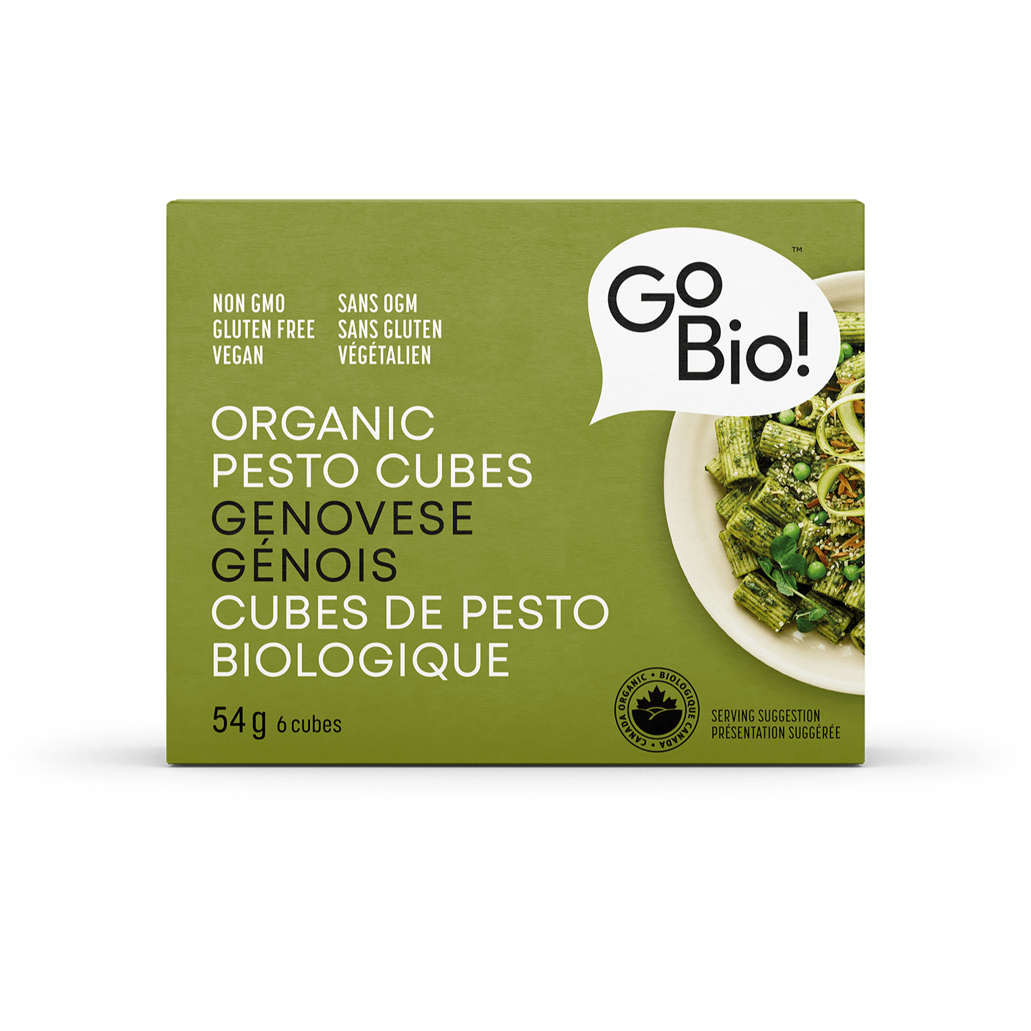 GO BIO Épicerie Cubes de pesto génois bio 6 un