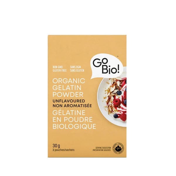 GO BIO Épicerie Gélatine en poudre sans gluten bio 30g