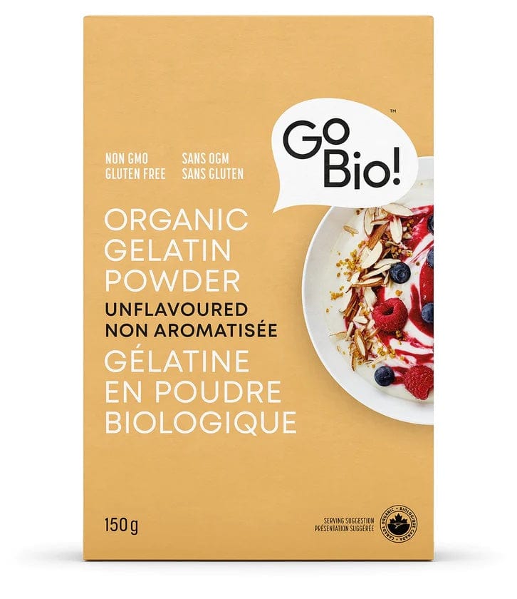 GO BIO Épicerie Gélatine poudre sans gluten bio 150g