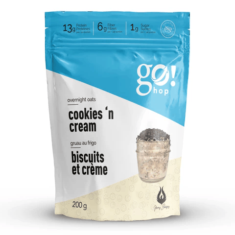 GO NUTRITION Épicerie Go Hop - gruau Biscuit et crème 200g