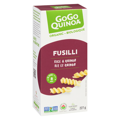 GOGO QUINOA Épicerie Fusilli riz et quinoa 227g