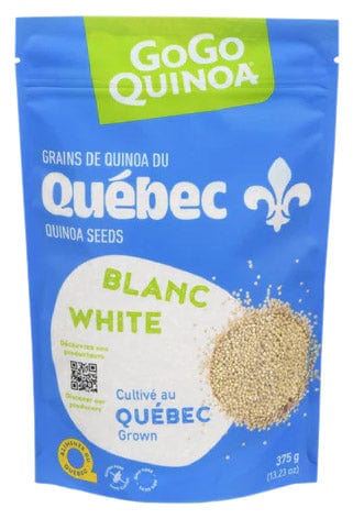 GOGO QUINOA Épicerie Quinoa blanc du Québec bio 375g