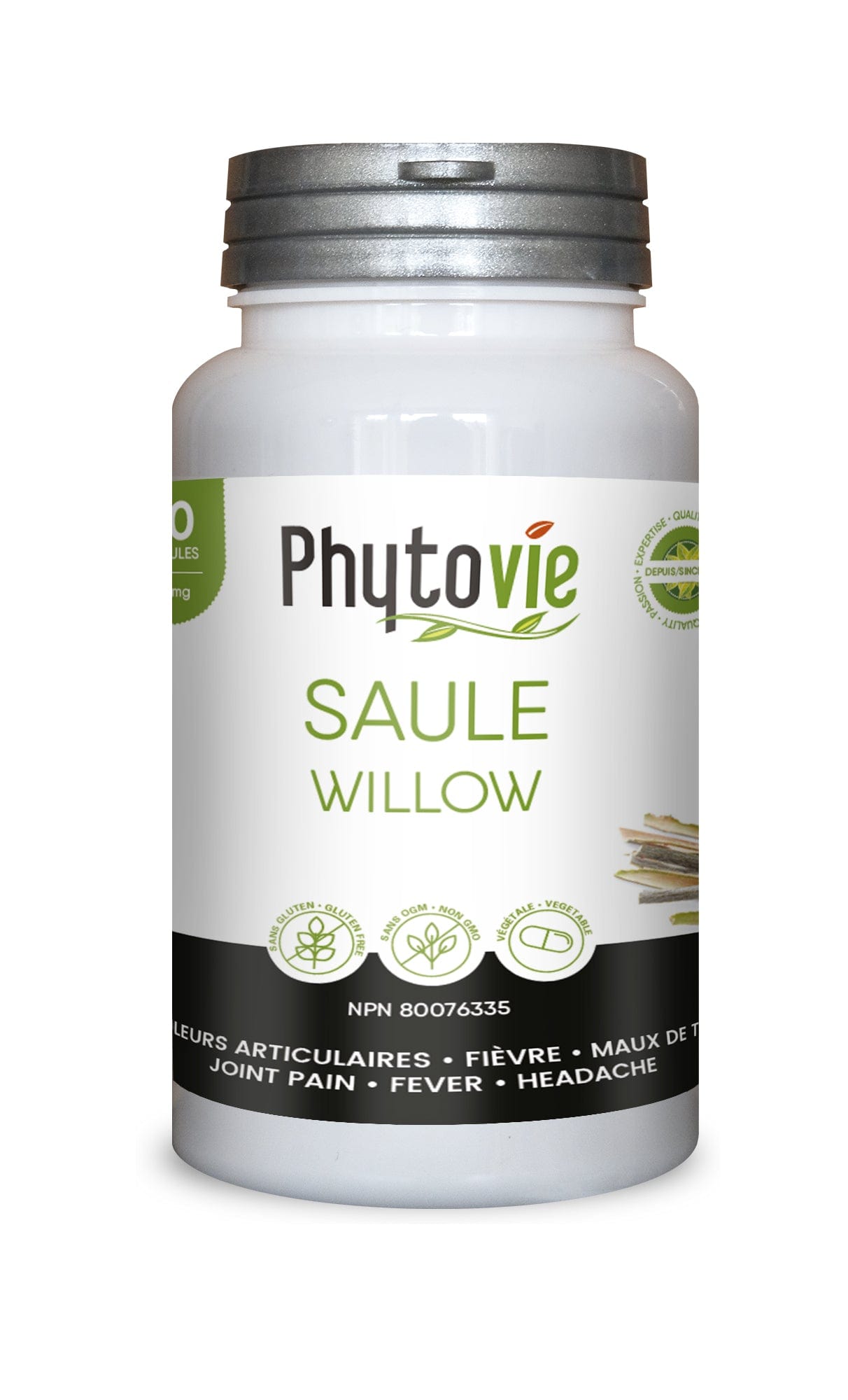 GOURMET NUTRITION Suppléments Saule blanc écorce 60caps