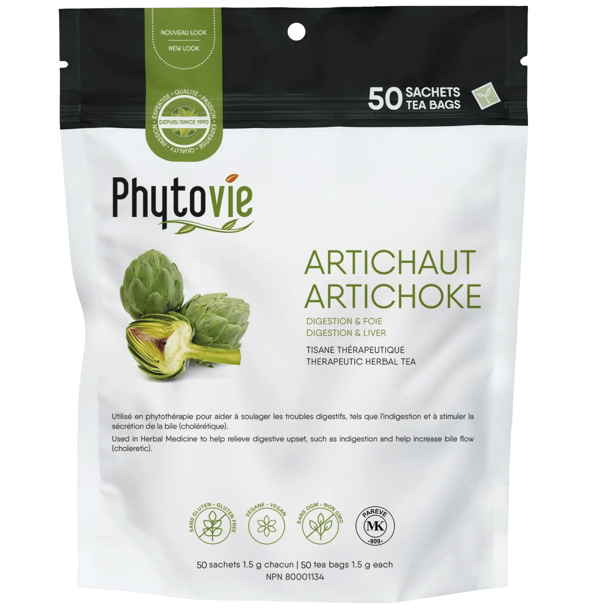 GOURMET NUTRITION Suppléments Tisane Artichaut (feuille) 50s