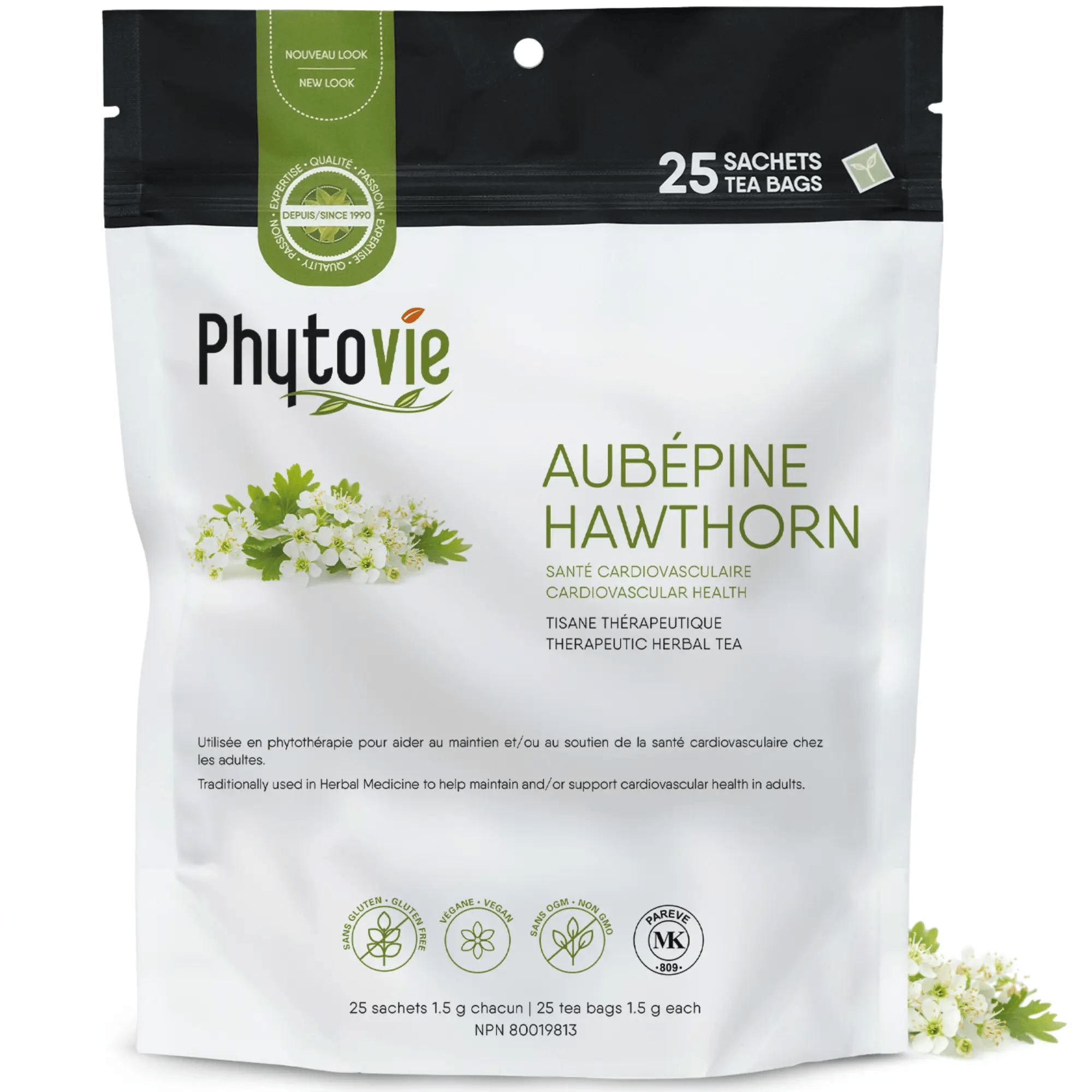 GOURMET NUTRITION Suppléments Tisane Aubépine (fleur / feuille) 25s