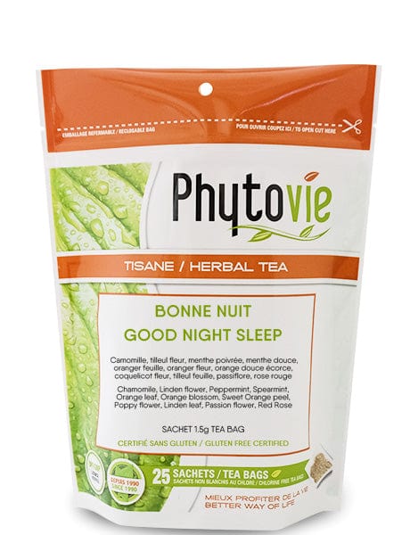 GOURMET NUTRITION Suppléments Tisane Bonne nuit 25s