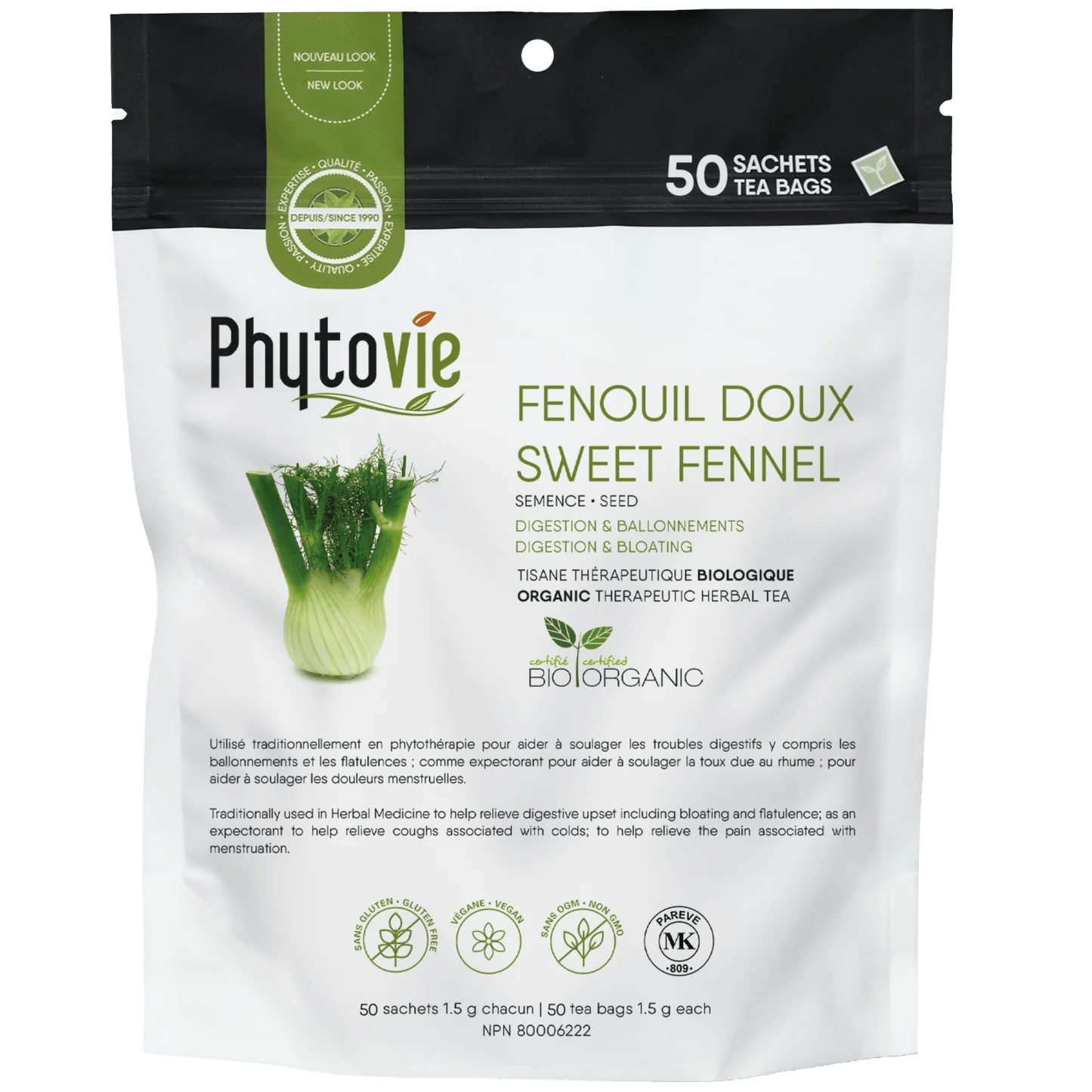 GOURMET NUTRITION Suppléments Tisane Fenouil doux (semence) 50s