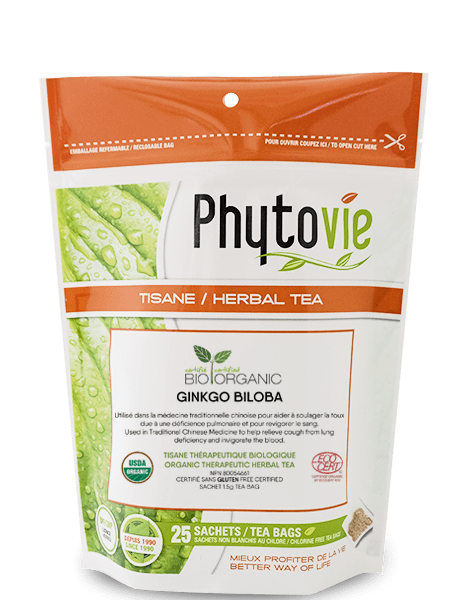 GOURMET NUTRITION Suppléments Tisane ginkgo biloba 25s