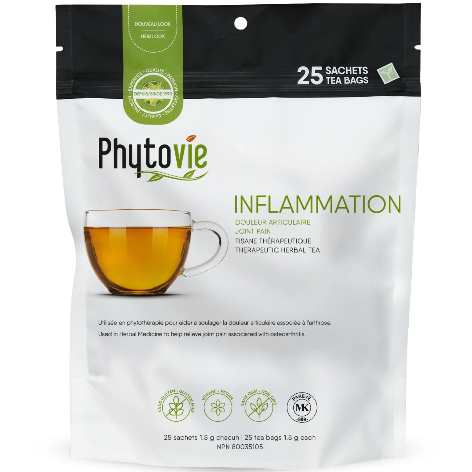 GOURMET NUTRITION Suppléments Tisane Inflammation 25s