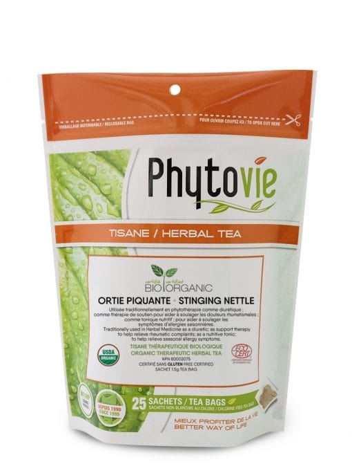 GOURMET NUTRITION Suppléments Tisane Ortie (feuille) sans gluten 25s
