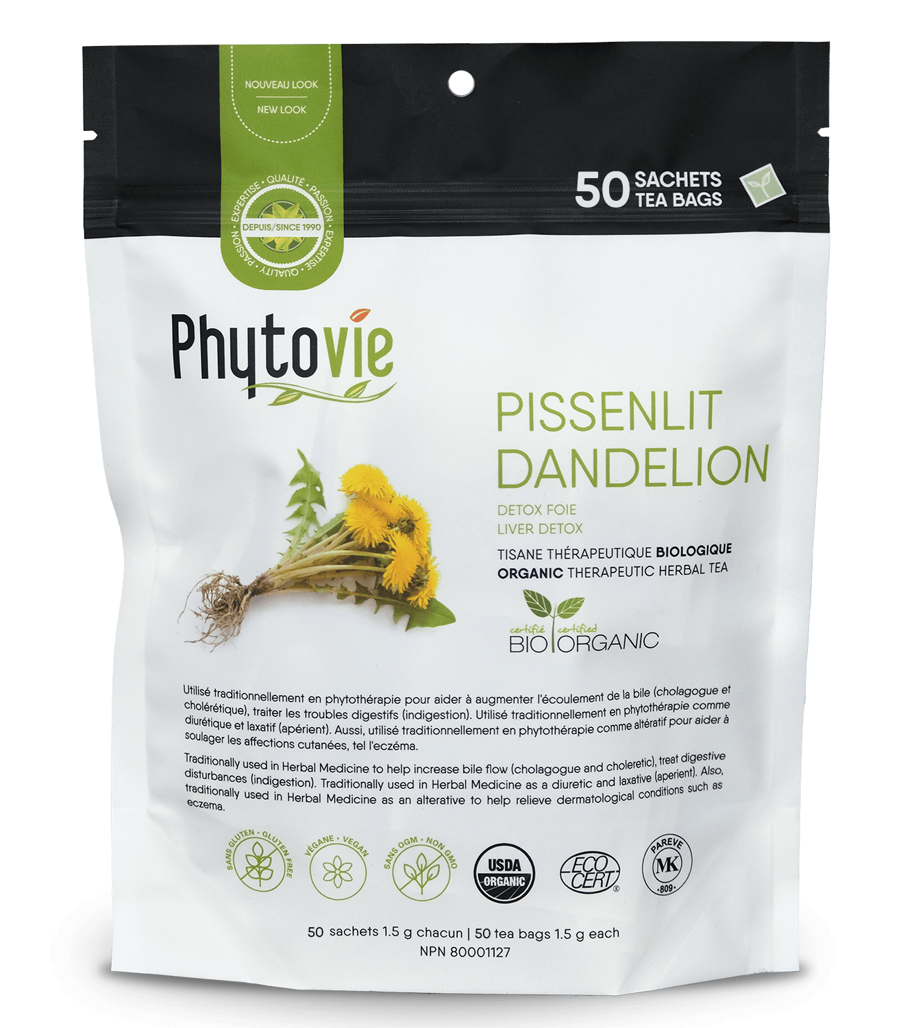 GOURMET NUTRITION Suppléments Tisane Pissenlit  50s