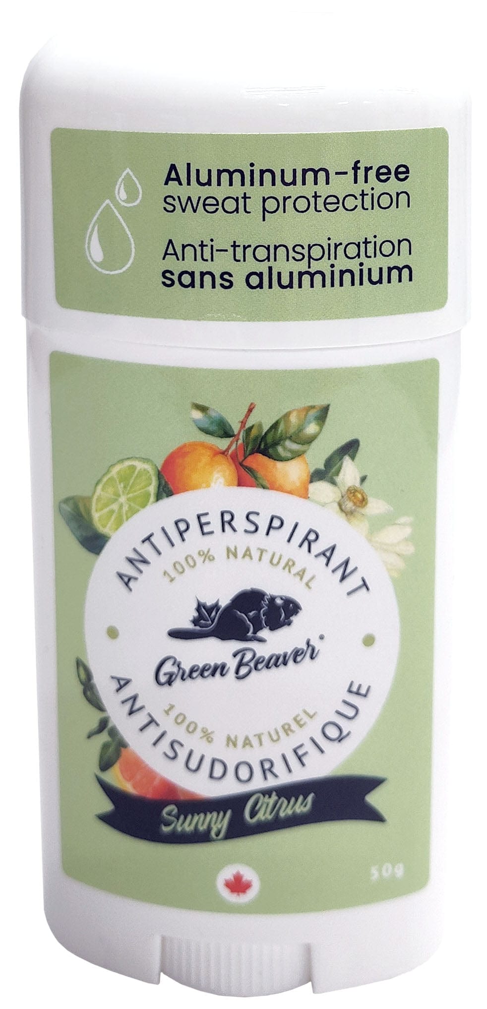 GREEN BEAVER Soins & beauté Antisudorifique Sunny citrus  50g