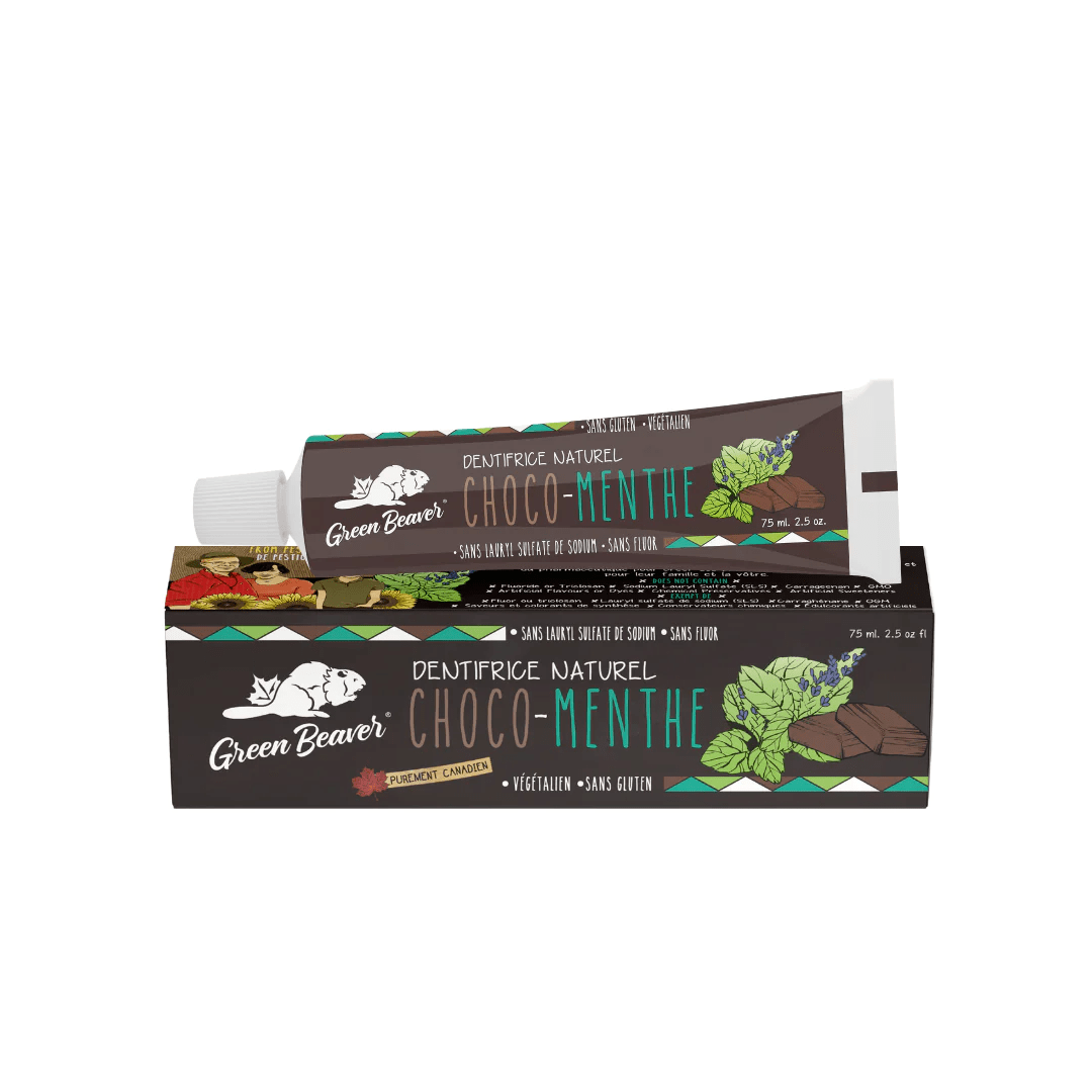 GREEN BEAVER Soins & beauté Dentifrice chocolat et menthe  75ml