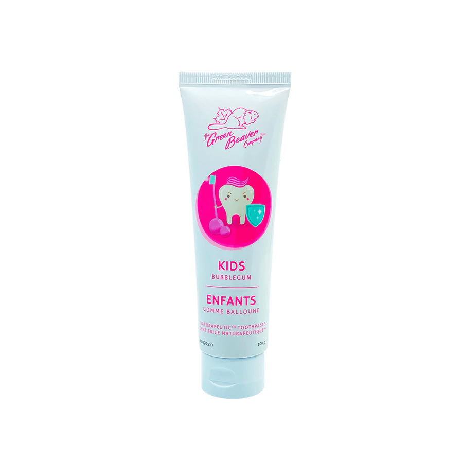 GREEN BEAVER Soins & beauté Dentifrice naturapeutique enfants gomme balloune ( contre carie et peut être avalé)  100g