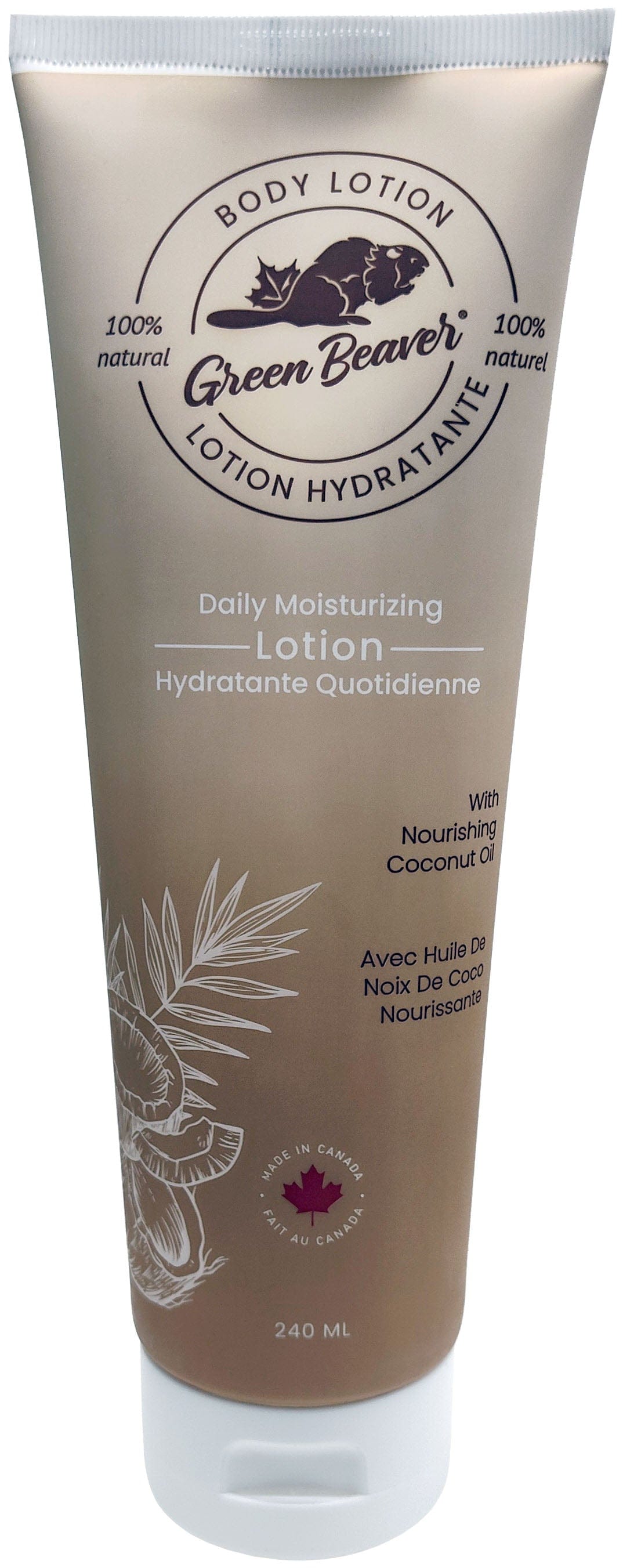 GREEN BEAVER Soins & beauté Lotions corps et mains noix de coco bio 240ml