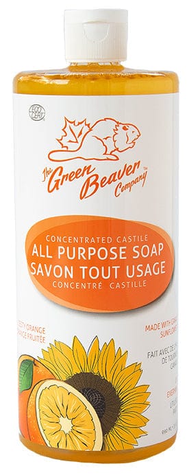 GREEN BEAVER Soins & beauté Savon tout-usage orange fruitée 990ml