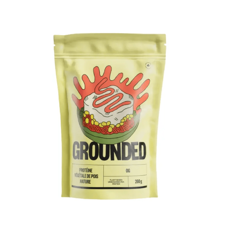 GROUNDED Épicerie Protéine végétale de pois nature 260g
