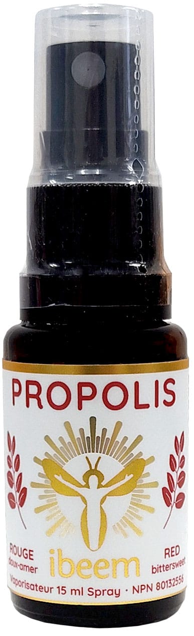 HAPPY CULTURE Suppléments Vaporisateur de propolis rouge de Dalbergia et miel (gorge) 15ml