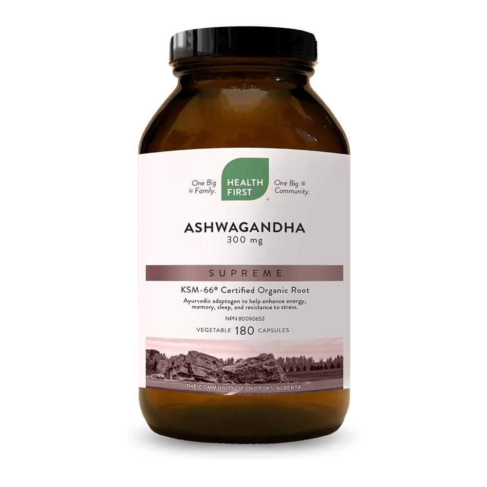 HEALTH FIRST Suppléments Ashwagandha suprême 300mg 180vcaps