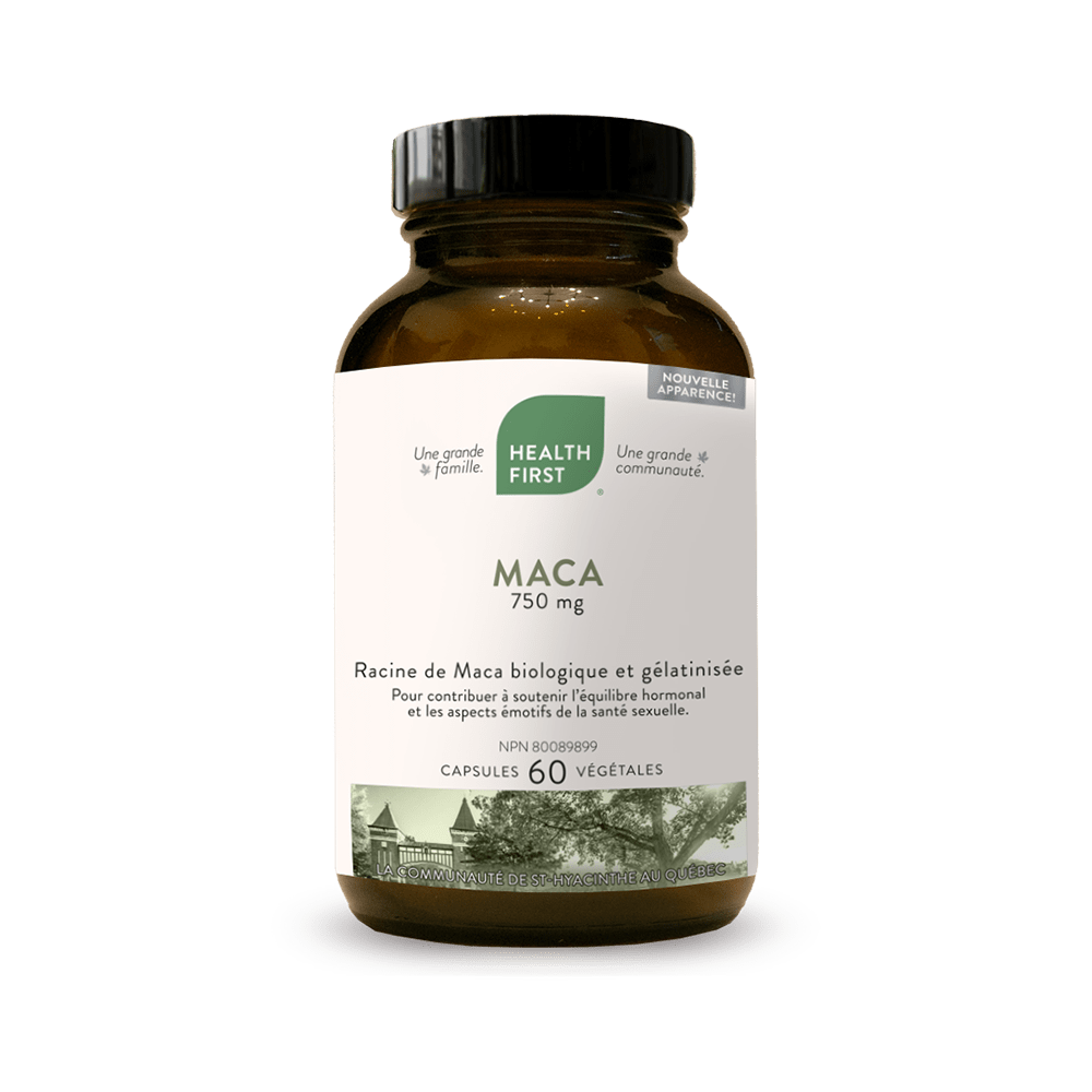 HEALTH FIRST Suppléments Maca 750mg 60vcaps