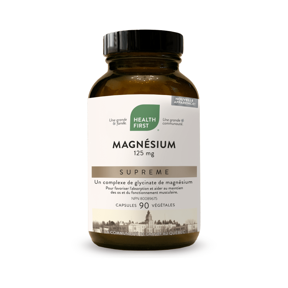 HEALTH FIRST Suppléments Magnésium 125mg suprême 90vcaps